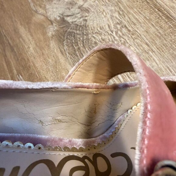 Sam Edelman Mary Jane Velvet Heels - Picture 4 of 4